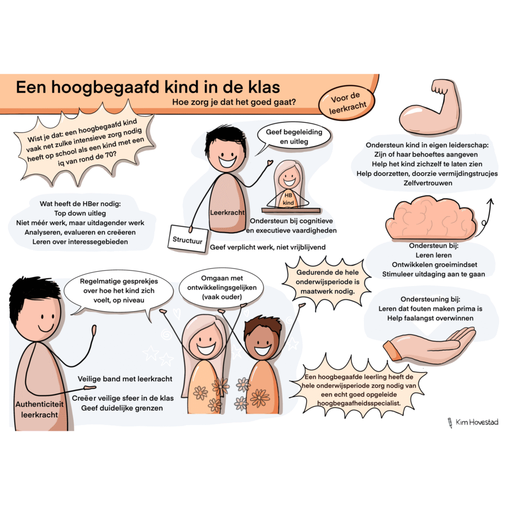 Hoogbegaafd kind in de klas - praatplaat