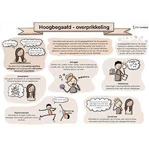 Hoogbegaafd - overprikkeling - praatplaat