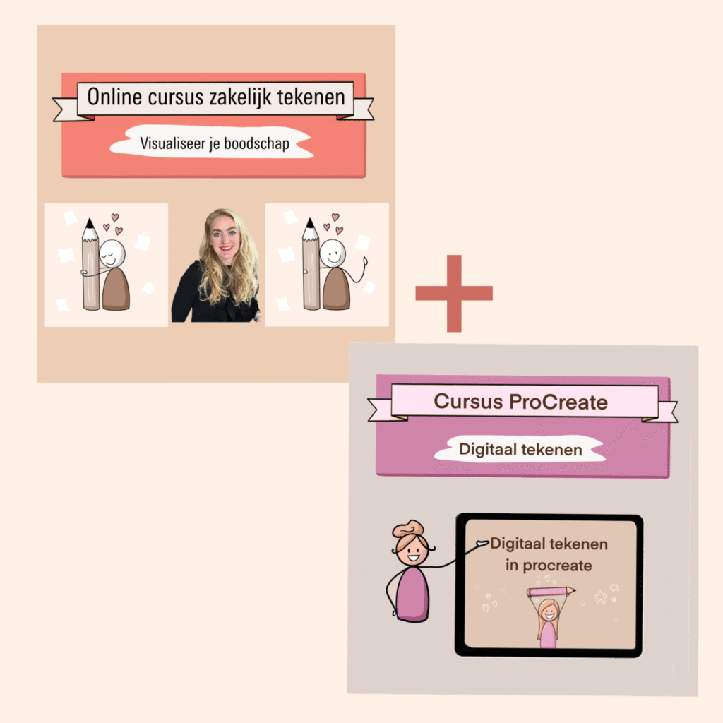 Cursus zakelijk tekenen + Cursus ProCreate bundel