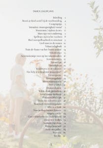 Inhoudsopgave vakantiegids